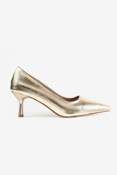 BONO Women's Classic Pointed Toe Stiletto Thin Heel Shoes 6.5 cm