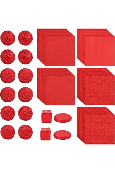 Generic أغلفة حلوى من رقائق الألومنيوم، 300 قطعة، مقاس 4×4 بوصة، أغلفة حلوى ذ...