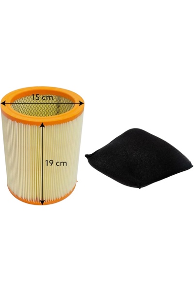 MFS Συμβατό με Fakir Classic 6000s / Compact 8000s Φίλτρο κυλίνδρου και φίλτρ...