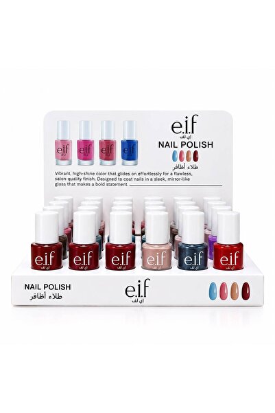 eif طلاء أظافر e.i.f بألوان متنوعة ولمعة أنيقة