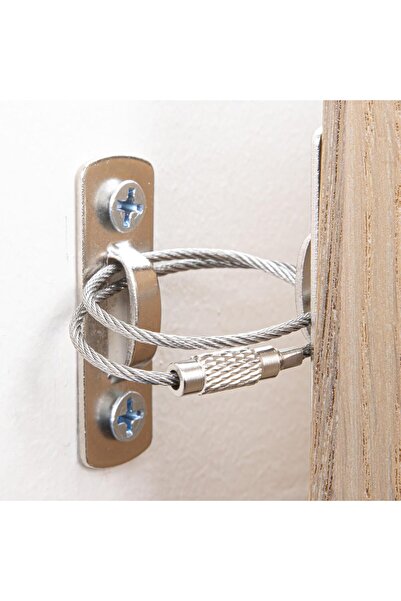 Generic Anti Tip Furniture Anchor for Baby Proofing, 4 Set of Stainless Steel...