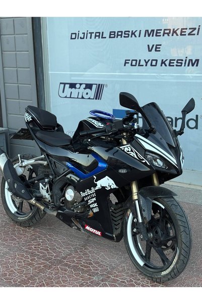 Banxtre RKS SRK 125 Racing Motosiklet için Komple Sticker Seti (Fotoğraftaki ...