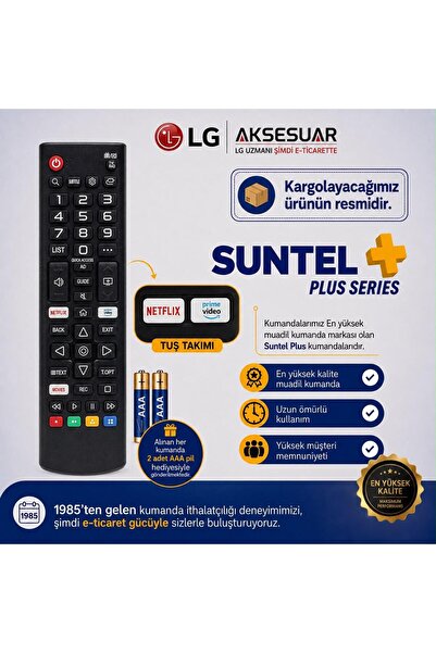 LG LCD uyumlu tv kumanda