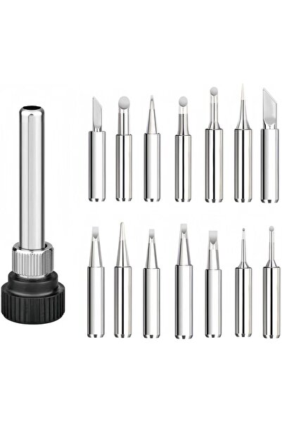 Generic 15Pcs Soldering Iron Tips, 900M Lead-Free Solder Iron Tip Replaceable...