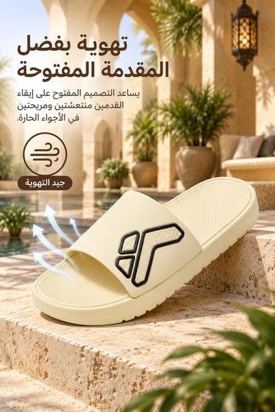 Generic Brand صنادل رجالية كاجوال من مادة EVA، صنادل استحمام مريحة سهلة الارت...