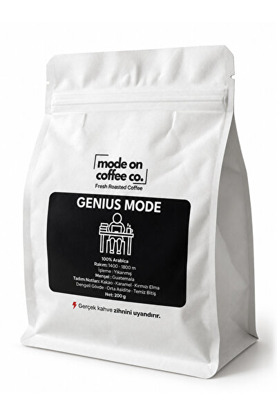 Genius Mode Guatemala Filtre ve Espresso Kahve 200 gr | %100 Arabica | Yıkanmış
