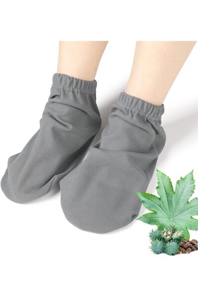 Generic Organic Cotton Castor Oil Pack Wrap for Feet, for Women, Arthritis, T...