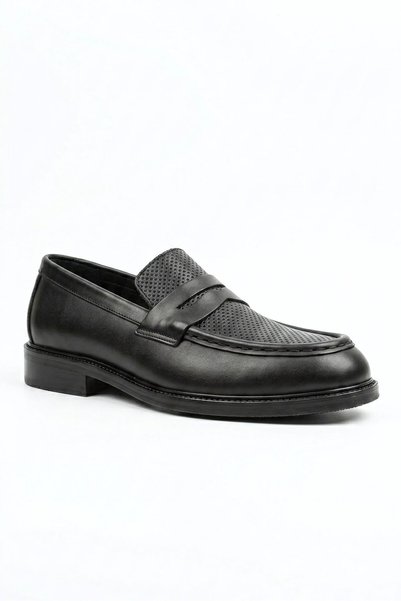 Ahmed Hamdi Bey Franco black men's leather shoes