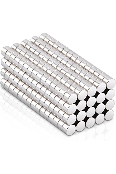 Generic 300 قطعة مغناطيس صغير 3×2 ملم، مغناطيس دائري صغير للثلاجة، مغناطيس ني...