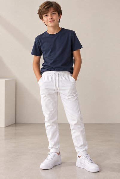 Ugly Duck 06-16 GODINA STARE GABARDINSKE PANTALONE - BELE