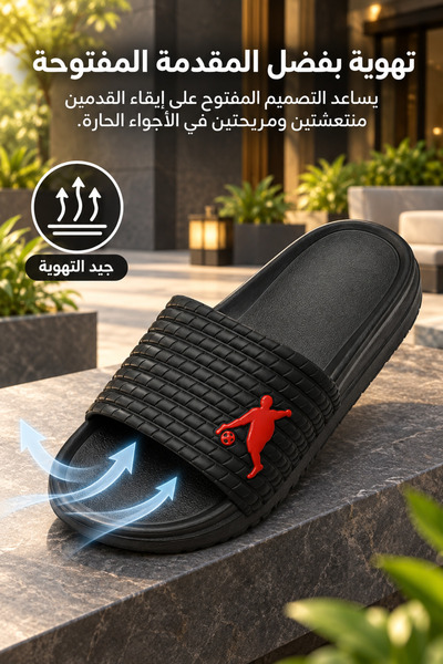 Generic Brand صنادل رجالية من مادة EVA، خفيفة الوزن ومفتوحة من الأمام، سهلة ا...
