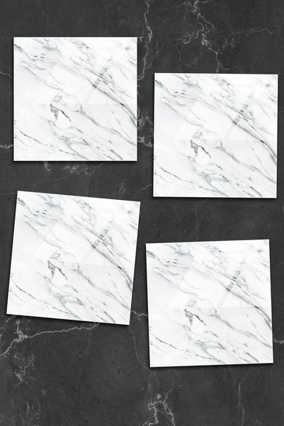 Generic Brand Glass Coaster| Royal Marble| Set of 4| 10cm x 10cm
