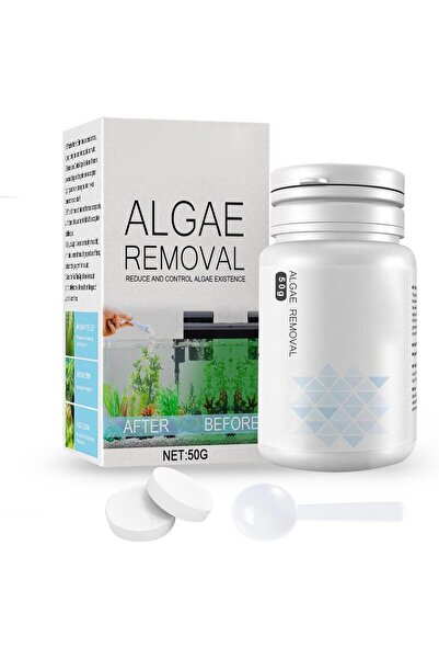 Generic منظف سريع للطحالب في أحواض السمك، 50 جرام، مبيد للطحالب صديق للبيئة م...