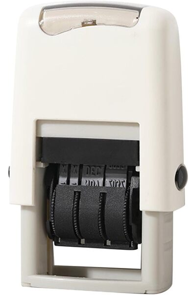 Generic Date Stamp, 25x2.8mm Portable Self Inking Date Stamp, English Date, A...