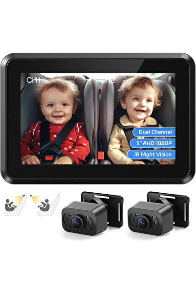 Generic Baby Car Camera, Back Seat Baby Car Mirror with HD Night Vision 360° ...