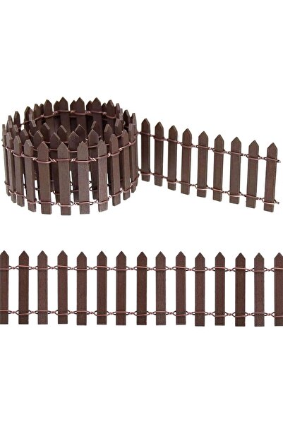 Generic Miniature Fairy Garden Fence 35 Inches, Outdoor Wood Picket Fence, DI...