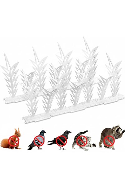 Generic Bird Spikes, 6 Pack Bird Defender Spikes Fence Kit, for Outside Disas...