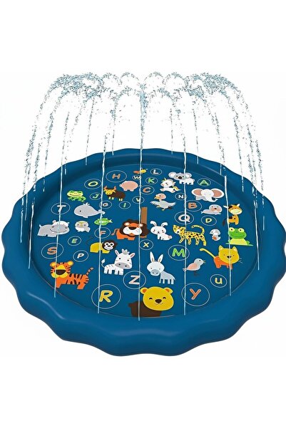 Generic Splash Pad for Toddlers, Sprinkler Water Party Spray Play Mat, Wading...