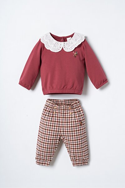 U.S. Polo Assn. Set de trening pentru bebeluși, format din bluză și pantaloni