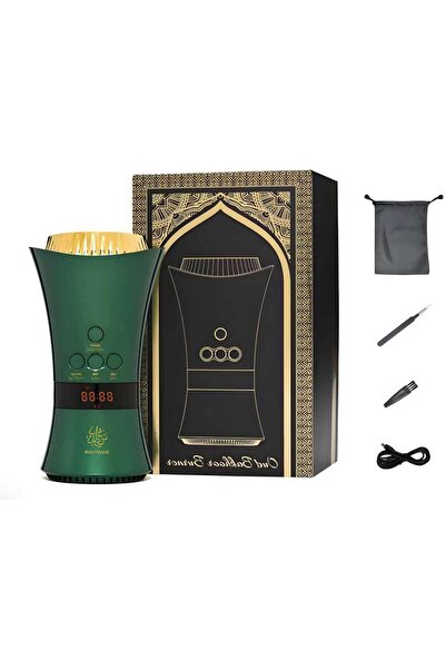 Generic مبخرة بخور ذكية محمولة، حامل بخور كهربائي قابل لإعادة الشحن بمنفذ Typ...