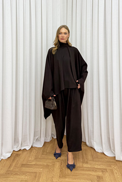 Melike Tatar Pelerin Tunikli Poliviskon Takım 32-5000