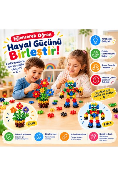 Molekül Eğitici Yaratıcı Oyuncak
