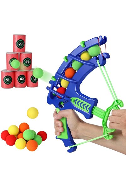 Generic Shooting Game Toy with 6 Foam Balls and 6 Targets, Foam Bow and Arrow...