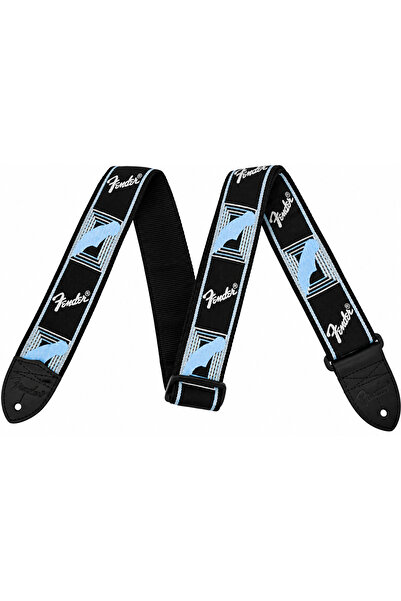 FENDER 2'' Monogrammed Askı Black/Light Grey/Blue