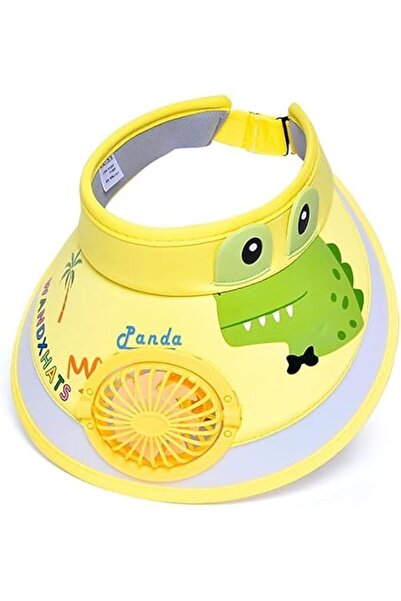 ALMEKAQUZ Lightweight Children's Sun Hat with Rechargeable 3-Speed Fan Detach...