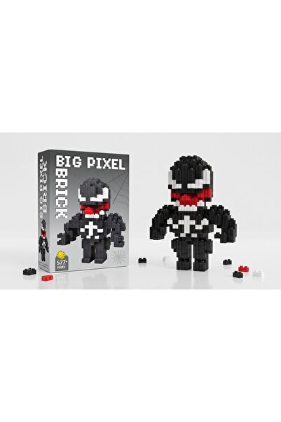 Brother Toys Big Pixel Brick Venom 577 Pixel 3D Puzzle Bricks Figure Building...
