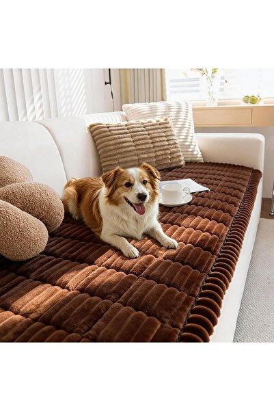 Generic Couch Cover for Dogs, Non-Slip Fuzzy Pet Couch Covers, Soft Thick Cou...