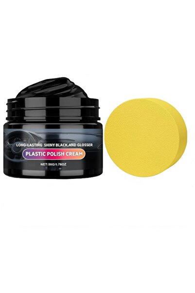 Generic Plastic Restorer- 50g Car Trim & Bumper Renewal Paste, UV Protection ...