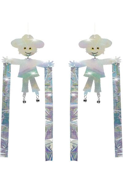 Generic Reflective Scarecrow Keep Bird Away, Bird Scare Device, Hanging Refle...