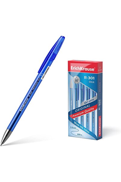 Generic إريك كراوس ®   قلم حبر جل R-301 أصلي 0.5 ملم، لون الحبر: أزرق (علبة ت...