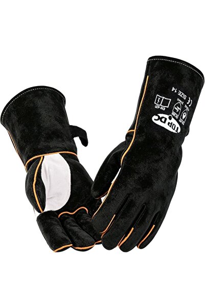 GENERAL TOPDC 14 Inches, 932?, Top Cowhide Mig/Stick Welding Gloves Heat Resi...