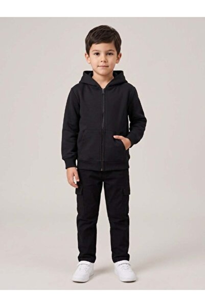 Zekids Boy's Basic Cardigan