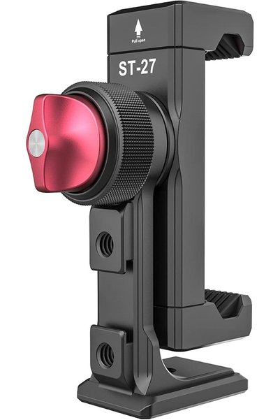 PICTRON حامل ثلاثي القوائم معدني للهاتف مع 3 قواعد تثبيت وفتحة أركا، 360 درجة...