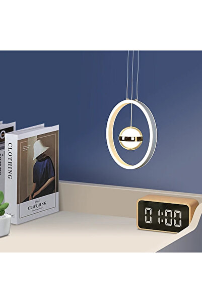 Generic Brand إنارة سقف معلقة مودرن أبيض 48 واط LED 3 ألوان إضاءة HA/D5954/WH...