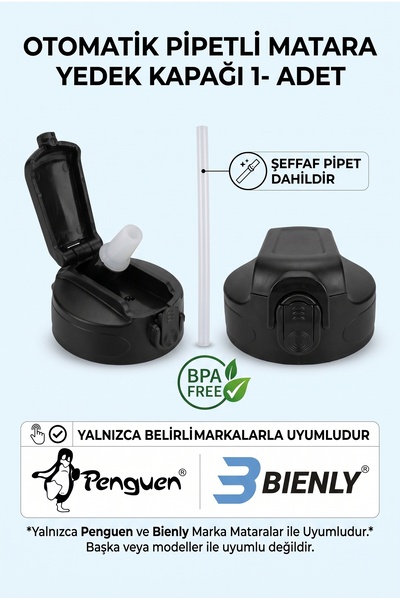 Penguen Matara Yedek Kapak Sporcu Suluk Kapağı Çelik Matara Yedek Parça Sızdı...