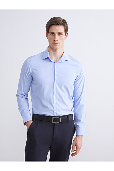 LC Waikiki Vizyon New Season Slim Fit Long Sleeve Gabardine Men's Shirt