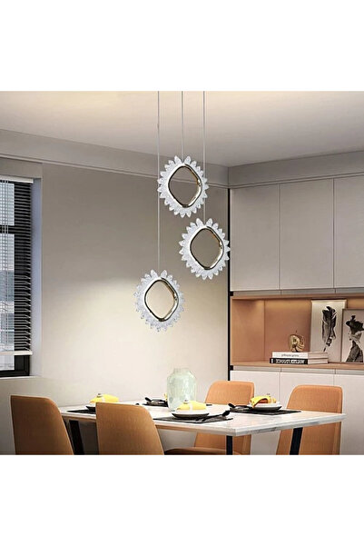 Generic Brand إنارة سقف معلقة مودرن ذهبي 36 واط LED 3 ألوان إضاءة HA/E6933/3F...