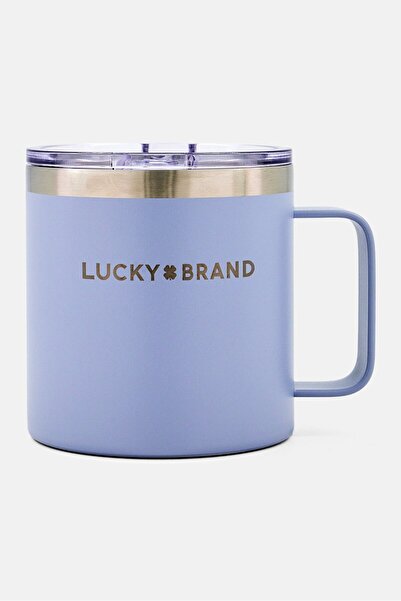 LUCKY BRAND Double Wall Insulated Stainless Steel Coffee Mug 400 ml, Lavender