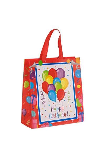 OEM Geanta Multifunctionala Rosie cu Model Baloane 34x37,5x14cm