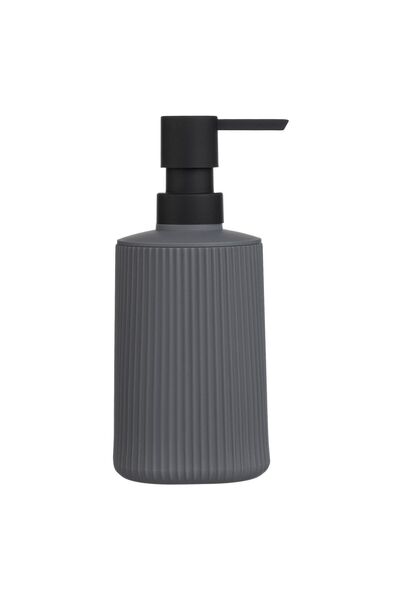 OEM Grey Plastic Dispenser with Pattern for Liquid Soap 380ml