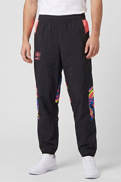Puma Men Sportswear Fit Brand Logo Manchester City Football Track Pants, Black