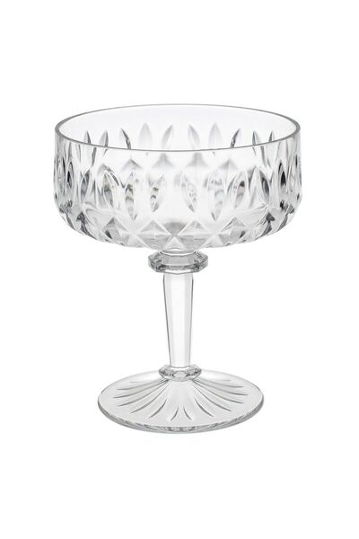 OEM Bol din Plastic Transparent cu Picior pentru Inghetata 350ml