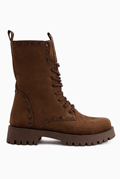 Limoya Pauline Brown Suede Boots Γυναικείες Μπότες