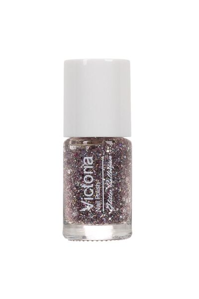 OEM Long Lasting Pink Glitter Nail Polish - 6ml