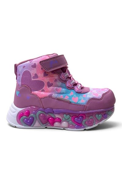 Marco Kids Montana Ortopedik Kız Çocuk Waterproof Rahat Işıklı Bot