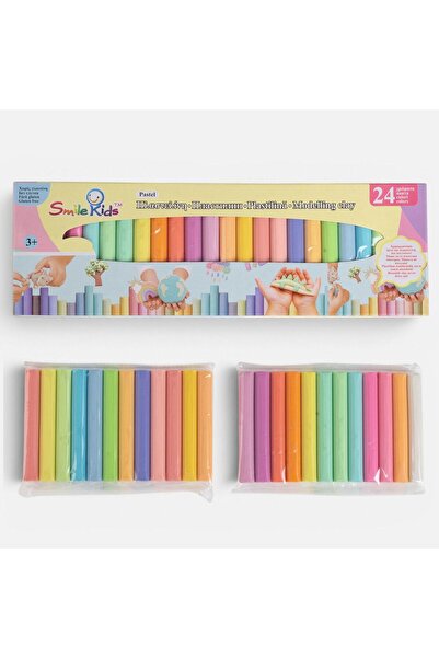OEM Plastilina 24 Culori Pastel - 500g